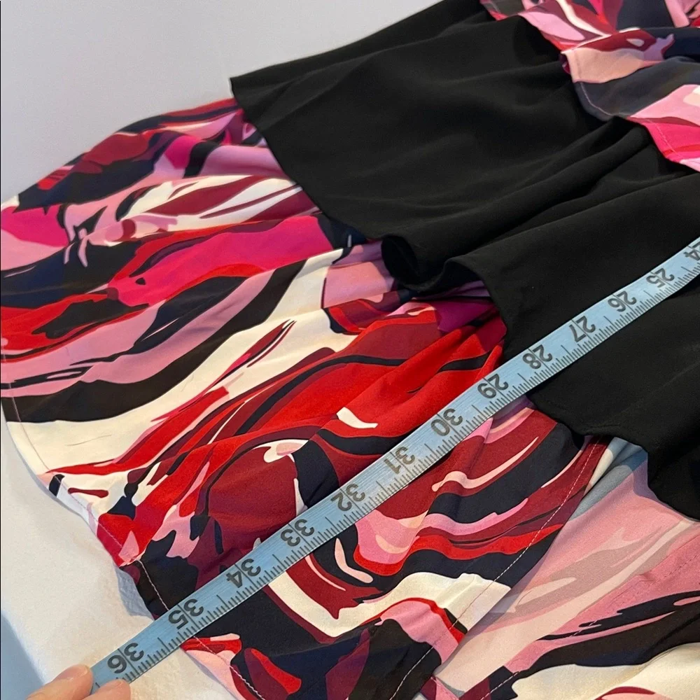 NWT Crosby by Mollie Burch Eartha Skirt Aspen Print Tiered Midi XS